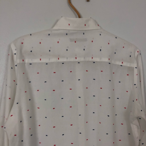 Adolfo Dominguez Long Sleeve Button Down Shirt 8.5 - Picture 7 of 8